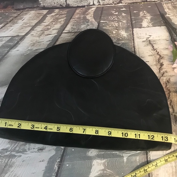 Vintage Handbag Convertible Clutch by Purse Black Noble Handbag Inc. - Picture 4 of 8